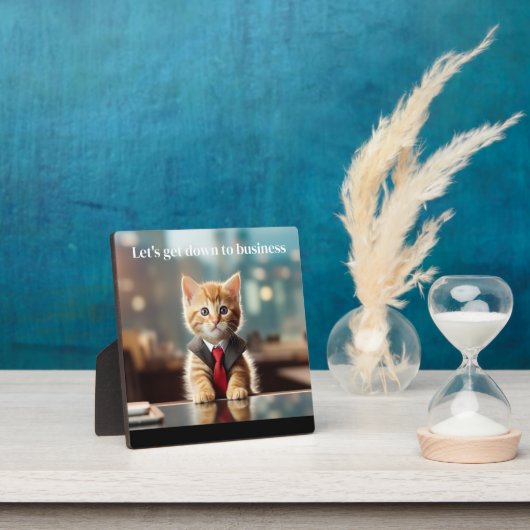 Business Cat Fotoplaat (Insitu)