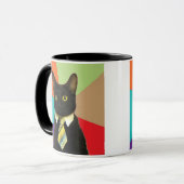 Business Cat Mok (Voorkant links)