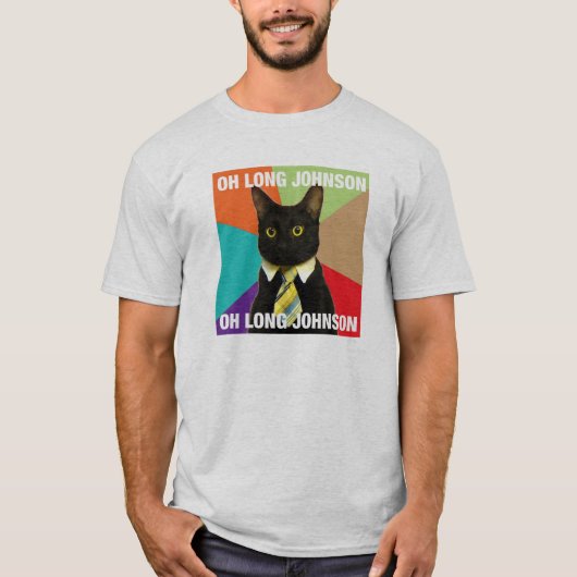 Business Cat - Oh Long Johnson T-shirt (Voorkant)