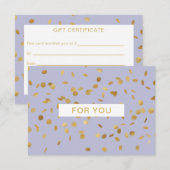 BUSINESS CERTIFICATE gift for you (Voorkant / Achterkant)