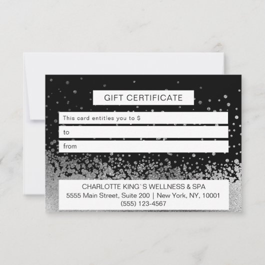 BUSINESS  CERTIFICATE gift for you (Achterkant)
