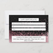 BUSINESS  CERTIFICATE gift for you (Achterkant)