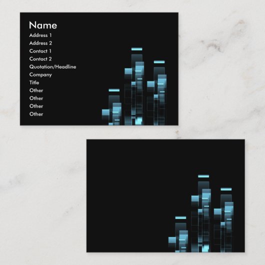 business_ch visitekaartje (Voorkant / Achterkant)