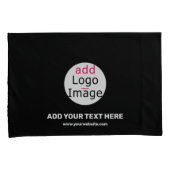 Business Chic  Brand Black Kussensloop (Voorkant-Rechts)