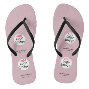 Business Chic Logo Dusty Roos Roze Teenslippers