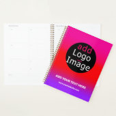  Business Chic Logo Magenta & Paars Planner (Display)