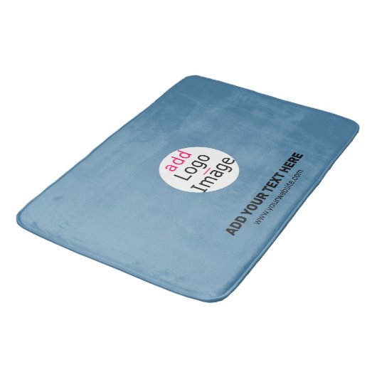 Business Chic Promo Dusty Blue Badmat (Gekanteld)