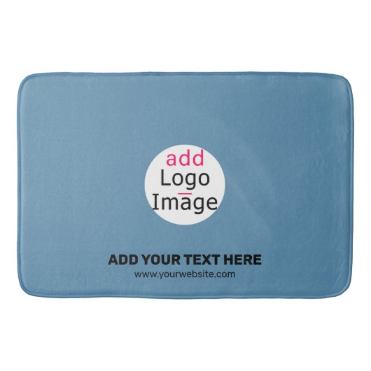 Business Chic Promo  Dusty Blue Badmat (Voorkant)