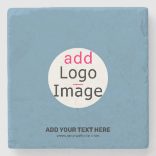 Business Chic Promo Dusty Blue Stenen Onderzetter