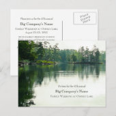 Business Church Weekend Camping Retreat aan het me Briefkaart (Voorkant / Achterkant)