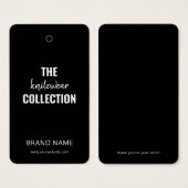 Business Clothing Modern Hang Label Visitekaartje (Voorkant /achterkant)