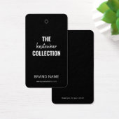 Business Clothing Modern Hang Label Visitekaartje (Bureau)