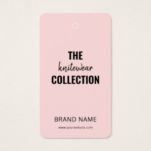 Business Clothing Modern Hang Label Visitekaartje
