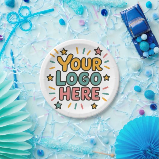 Business, Company, Advertising Your Logo Here Papieren Bordje (Feest)