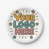 Business, Company, Advertising Your Logo Here Papieren Bordje (Voorkant)