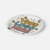 Business, Company, Advertising Your Logo Here Papieren Bordje (Gekanteld)