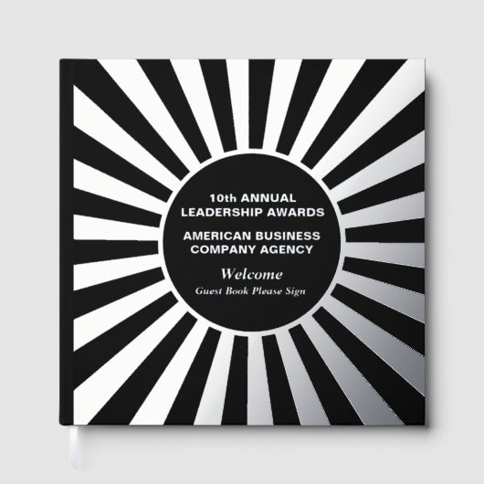 Business Company Awards Silver gepersonaliseerd Gastenboek (Voorkant)