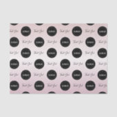 Business Company Custom Logo Hartelijk dank voor R Tissuepapier (Voorkant)