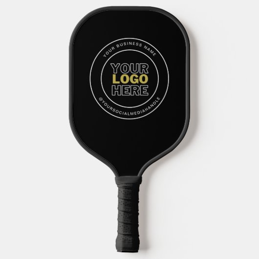 Business Company logo Branded Pickleball Paddle (Achterkant)