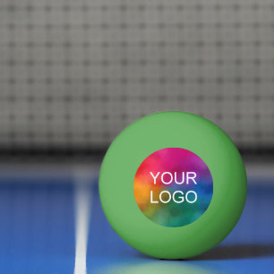 Business Company Logo Emblem Green Trendy Pingpongbal