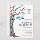 Business Conference Event Logo Kaart (Voorkant)