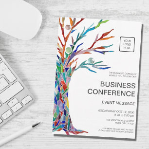 Business Conference Event Logo Kaart