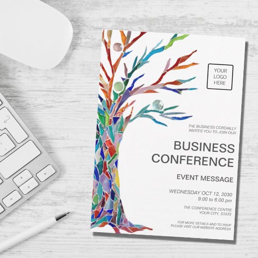 Business Conference Event Logo Kaart