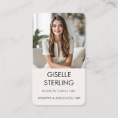 Business Consultant Professional Photo  Visitekaartje (Voorkant)