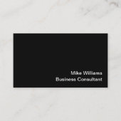 Business Consultant Simple Business Cards Visitekaartje (Voorkant)
