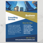 Business Consulting Corporate Flyer Template (Voorkant)