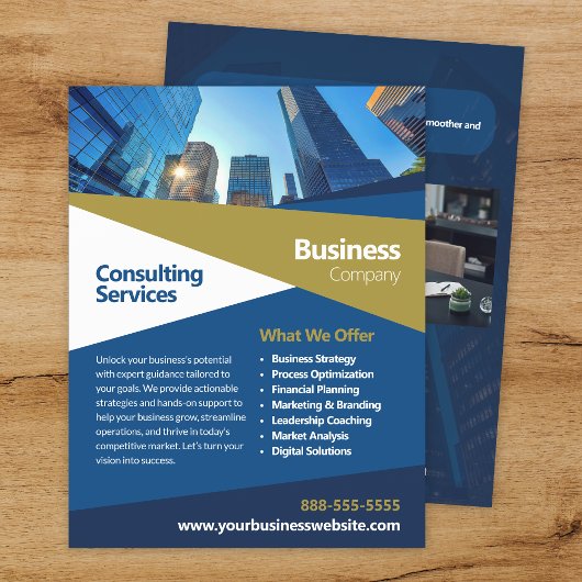 Business Consulting Corporate Flyer Template