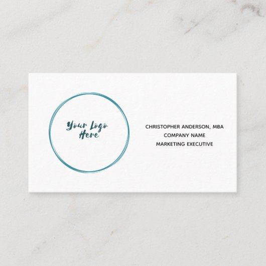 Business Corporate Company Logo Branded Visitekaartje (Voorkant)