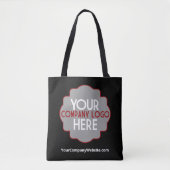 Business Corporate Logo Company Website Event Tote Bag (Voorkant)