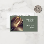 Business Corporate Party uitnodiging (Voorkant / Achterkant in situ)