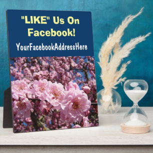 Business Counter Plaques as ons On Facebook Fotoplaat