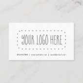 Business Coupon Kaart Visitekaartje (Achterkant)