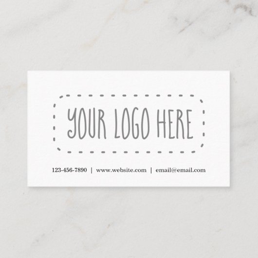 Business Coupon Kaart Visitekaartje (Achterkant)