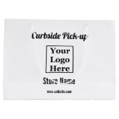Business Curbside Pick-up op uw Logo Groot Cadeauzakje (Achterkant)