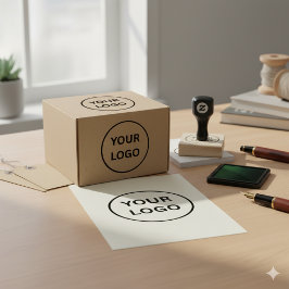 Business Custom Branded Logo Rubber Stamp  Rubberstempel