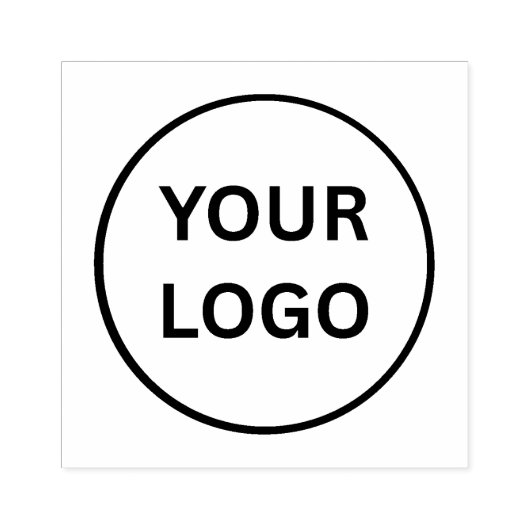 Business Custom Branded Logo Rubber Stamp  Rubberstempel (Afrduk)