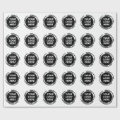 Business Custom Logo Cadeaupapier (Vlak)