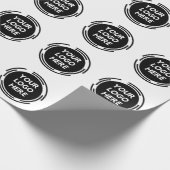 Business Custom Logo Cadeaupapier (Hoek)