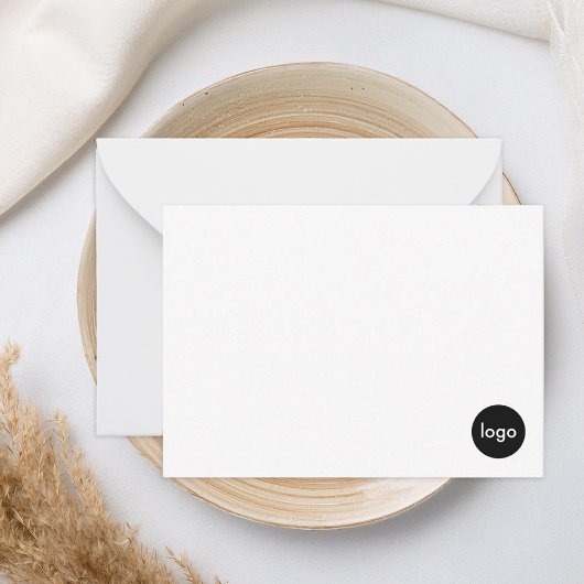 Business Custom Logo Company Notitiekaartje