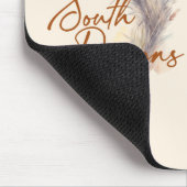 Business Custom Logo Geel Groen Minimalist Muismat (Hoek)