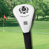 Business Custom Logo QR Code Phone Branded  Golfheadcover