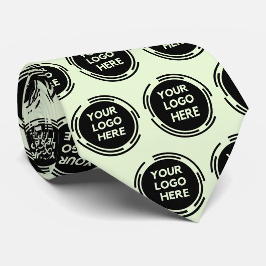 Business Custom Logo Stropdas (Opgerold)