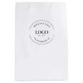 Business Custom LOGO website sjabloon Medium Cadeauzakje (Voorkant)