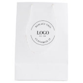 Business Custom LOGO website sjabloon Medium Cadeauzakje (Achterkant)