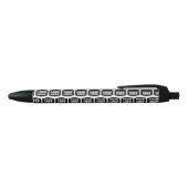 Business Custom Logo Zwarte Inkt Pen (Bovenkant)
