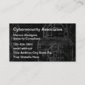 Business Cybersecurity Services Visitekaartje (Voorkant)